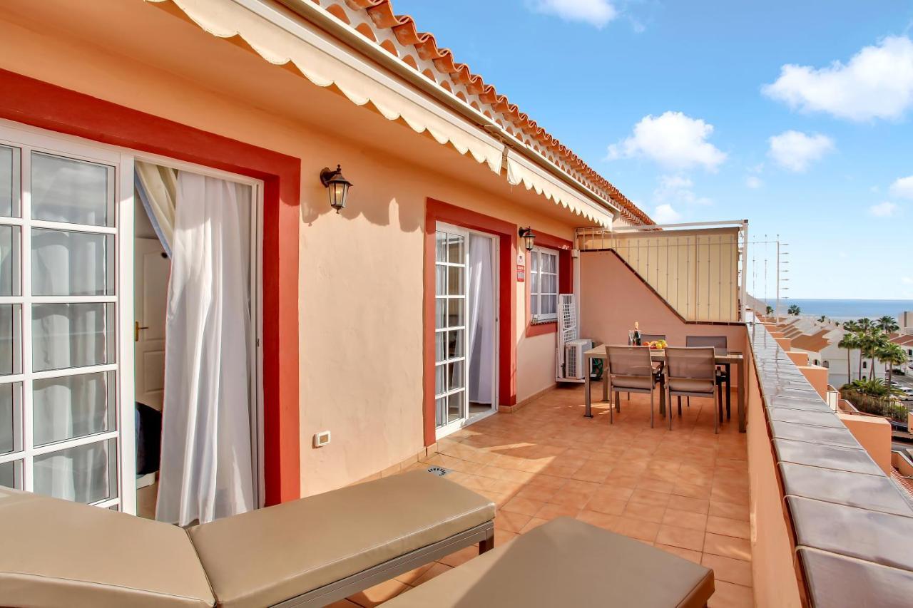 Top Floor, Sea View, Huge Terrace, Heated Pool, Garage لوس كريستيانوس المظهر الخارجي الصورة
